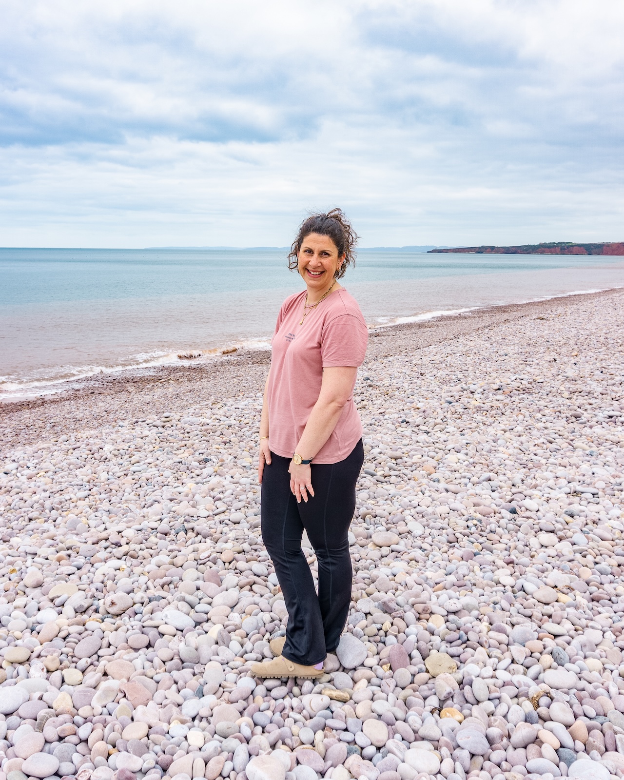 Grace of Red Bay Pilates on Budleigh Beach