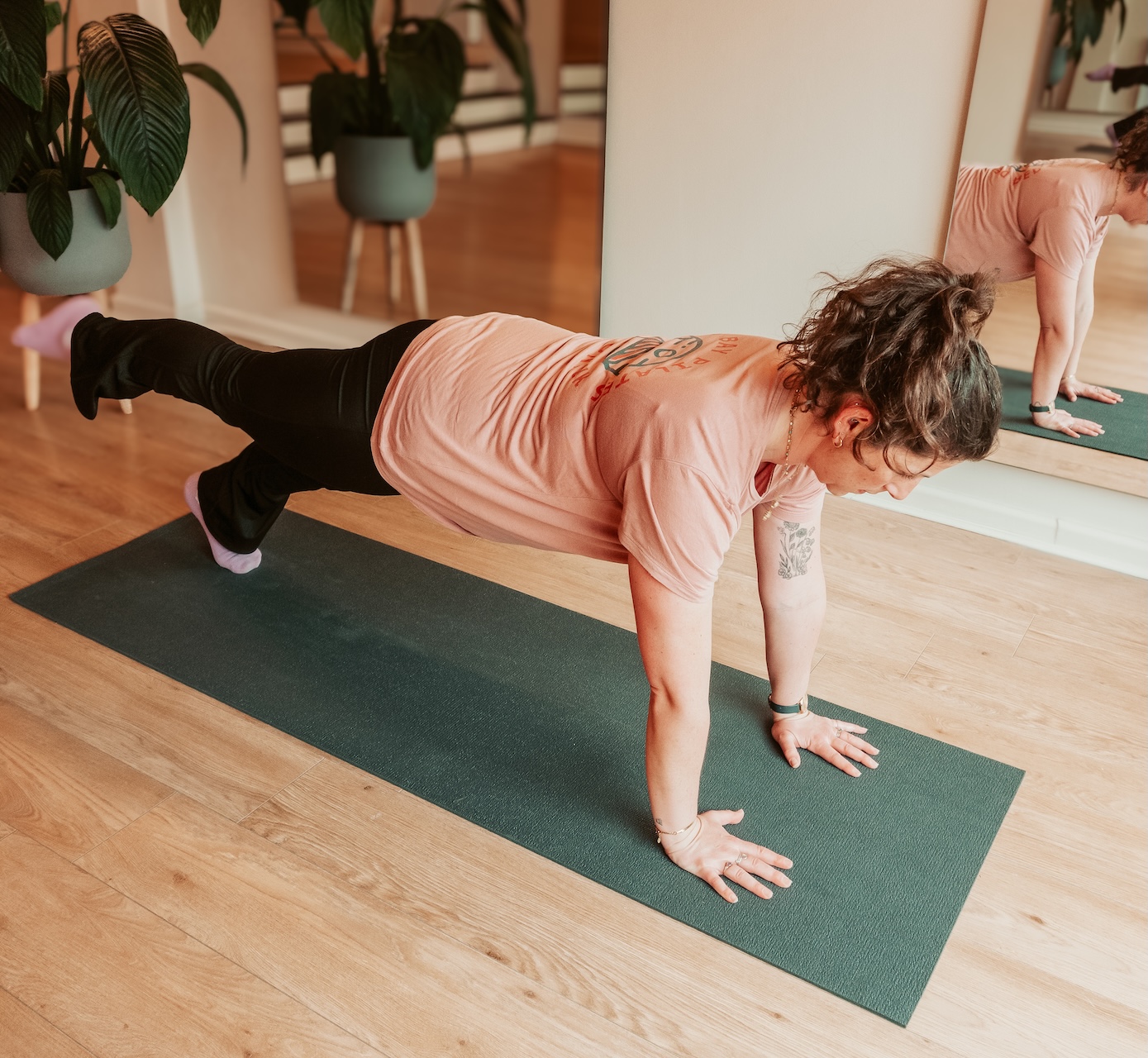 Grace teaching pilates